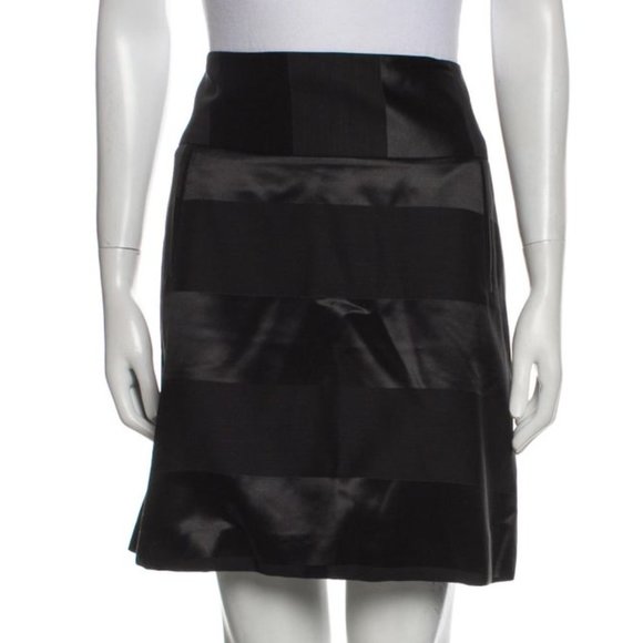 Emporio Armani Silk Wool Mini Skirt - Picture 1 of 4